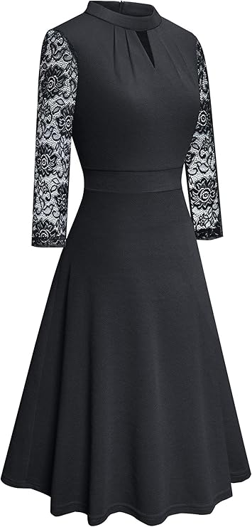 Spitze Swing Retro Party Cocktailkleid