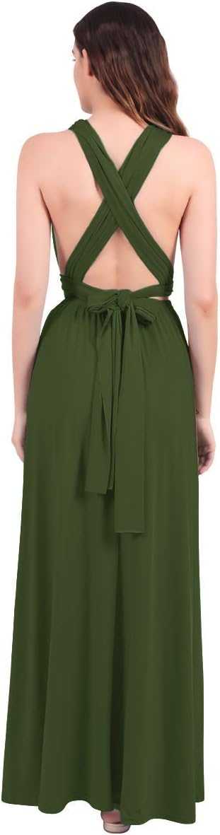 Rückenfreies Multiway Bandage Wickelkleid Festlich