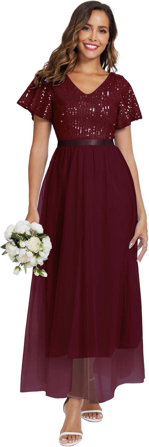 Floral Spitze A Linie Freizeitkleider