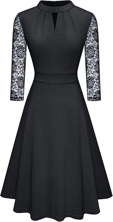 Spitze Swing Retro Party Cocktailkleid