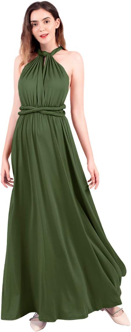 Rückenfreies Multiway Bandage Wickelkleid Festlich